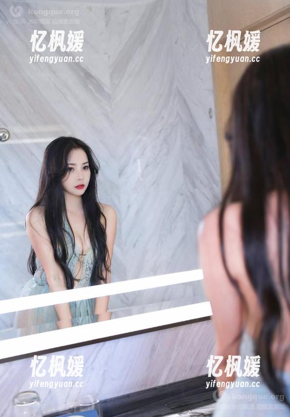 苏嫣qvq 苏嫣qvq的蓝色连衣裙:在美图中悄悄绽放的小清新
